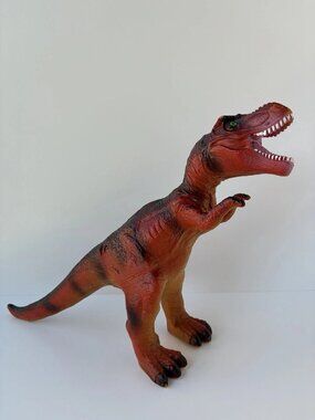 T-rex Soft Stuffed Rubber Dinosaur T-Rex Tyrannosaurus Play Toys Large 9.5” Tall